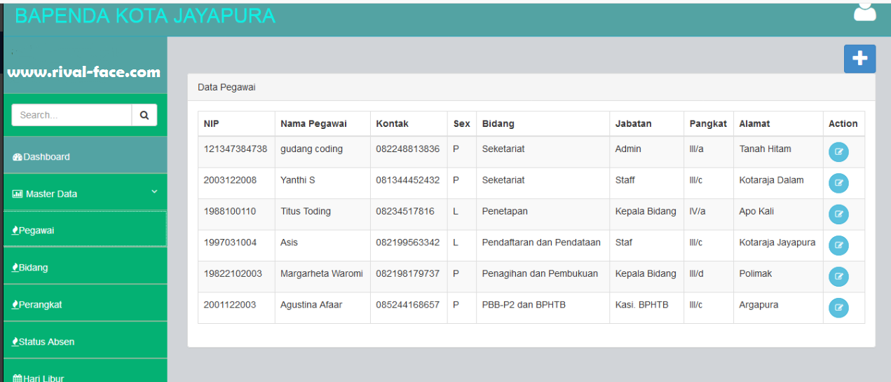 Download Source Code Aplikasi Presensi menggunakan PHP