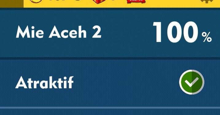 Kunci Jawaban Game WIB TTS Cak Lontong Level Mie Aceh 2