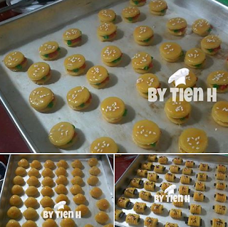 Resep Nastar Bentuk Burger dan Choco Stick Roll