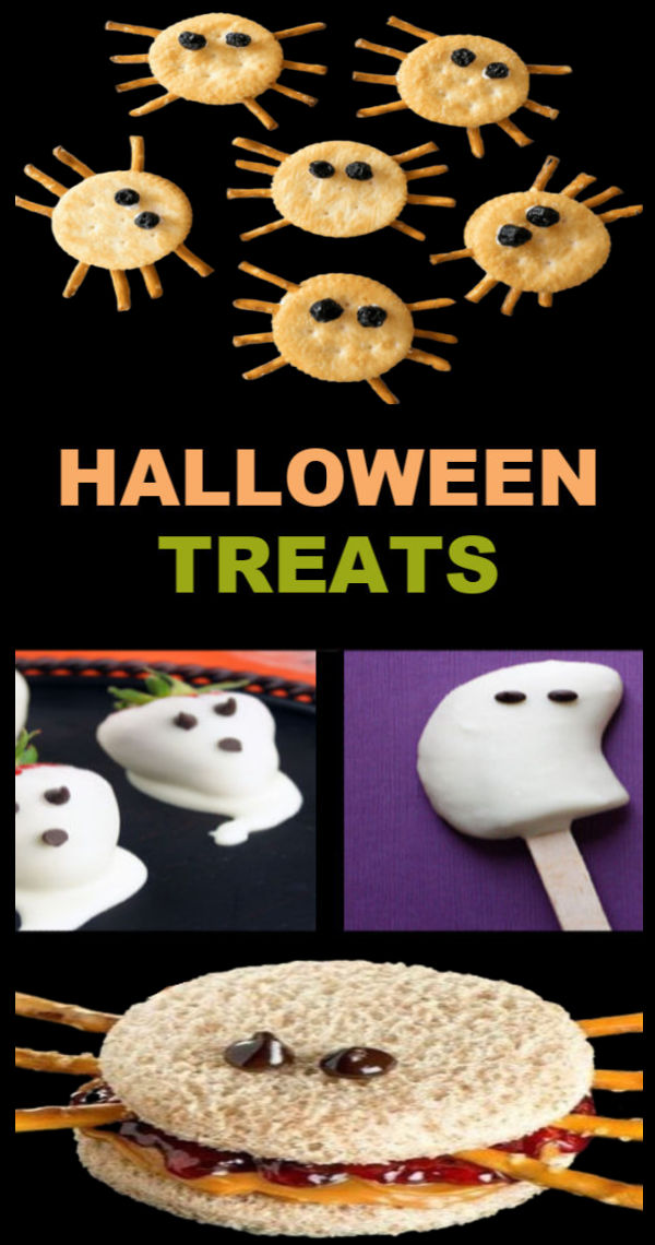 Fun & creative Halloween treat ideas for kids #halloweentreats #halloweentreatsforkids ##halloweenfoodforparty #halloween #growingajeweledrose