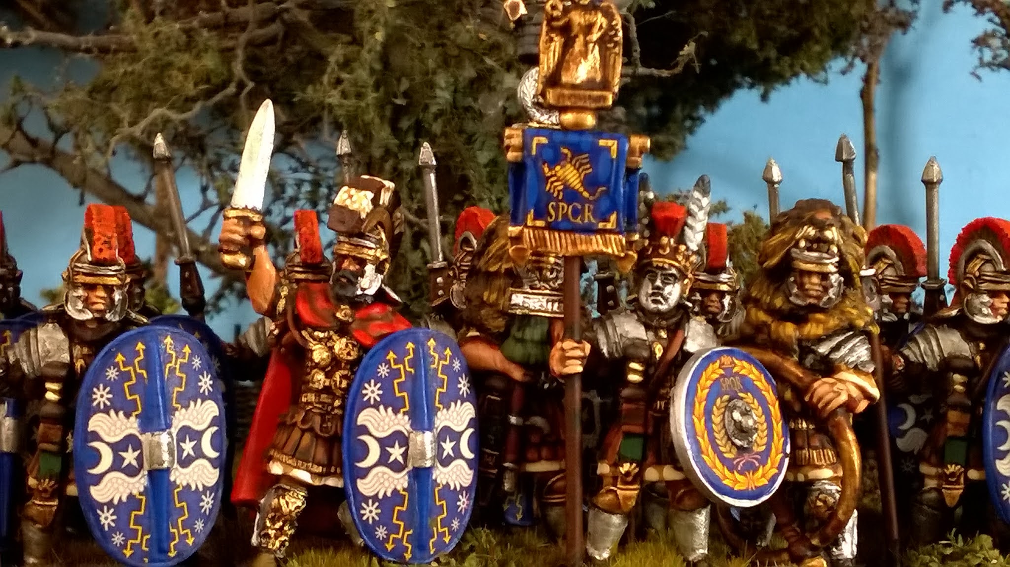 Warlord Römische Prätorianer Garde - 28mm Miniaturen Set Mit Kaiser