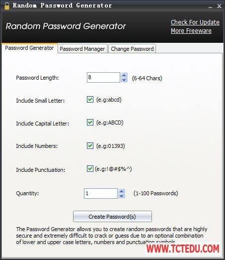 Phần mềm Random Password Generator