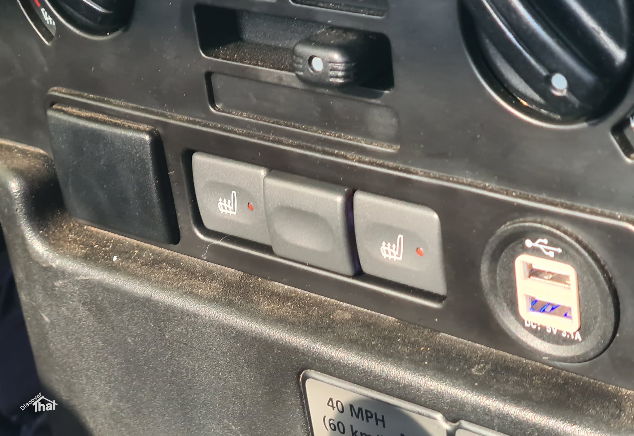 DiscoverThat Journal Defender Puma heated seat electrics