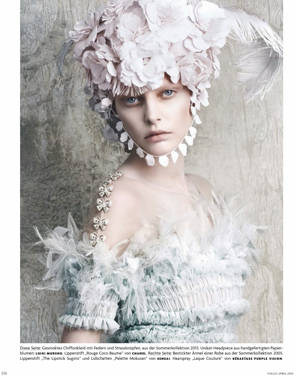 Vogue Germany April 2014 : Claudia Shiffer by Luigi + Iango | Page 2 ...