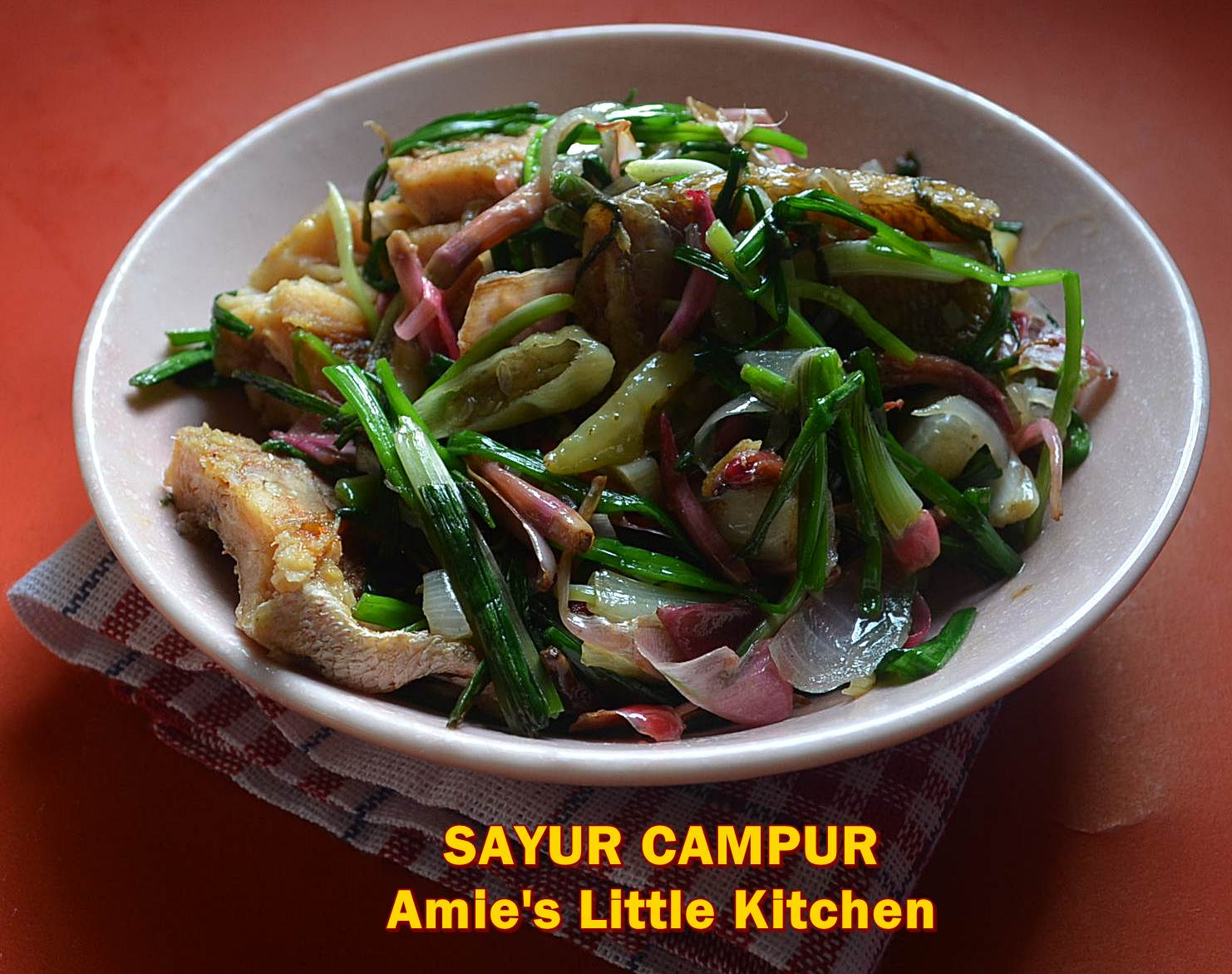 AMIE'S LITTLE KITCHEN: Nasi Bario, Sayur Campur 