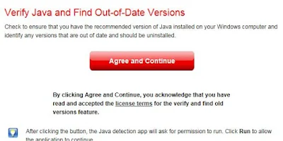 Verify version of java installed in your machine