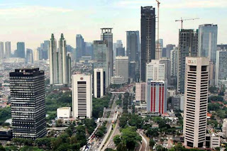 Jakarta Pusat dikelilingi perkantoran