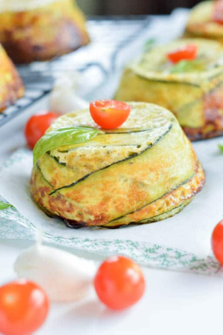 Crustless Zucchini Egg Cups Food Recipes