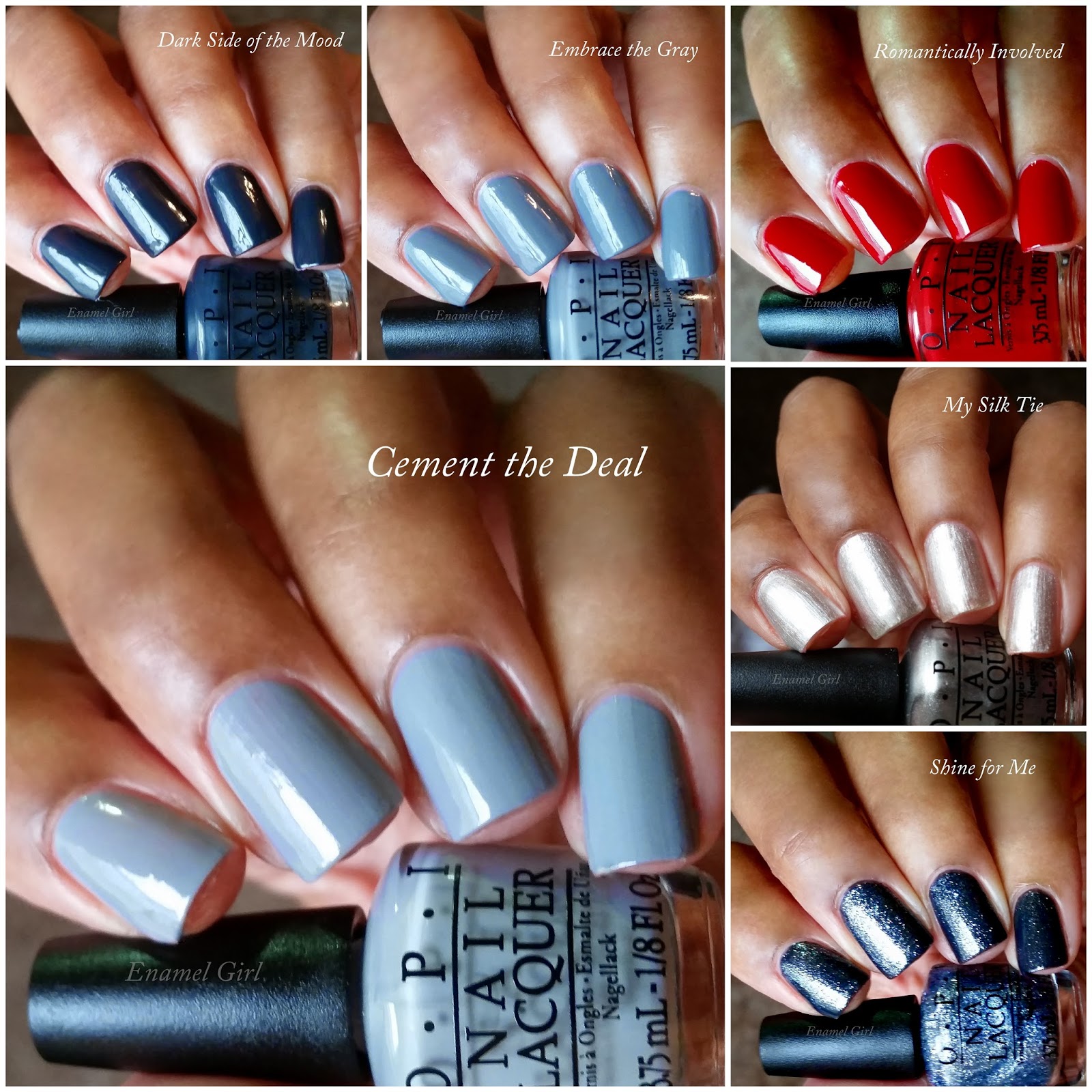 Enamel Girl OPI 50 Shades of Grey Collection Swatches and Review Enamel Girl OPI 50 Shades of Grey Collection Swatches and Review