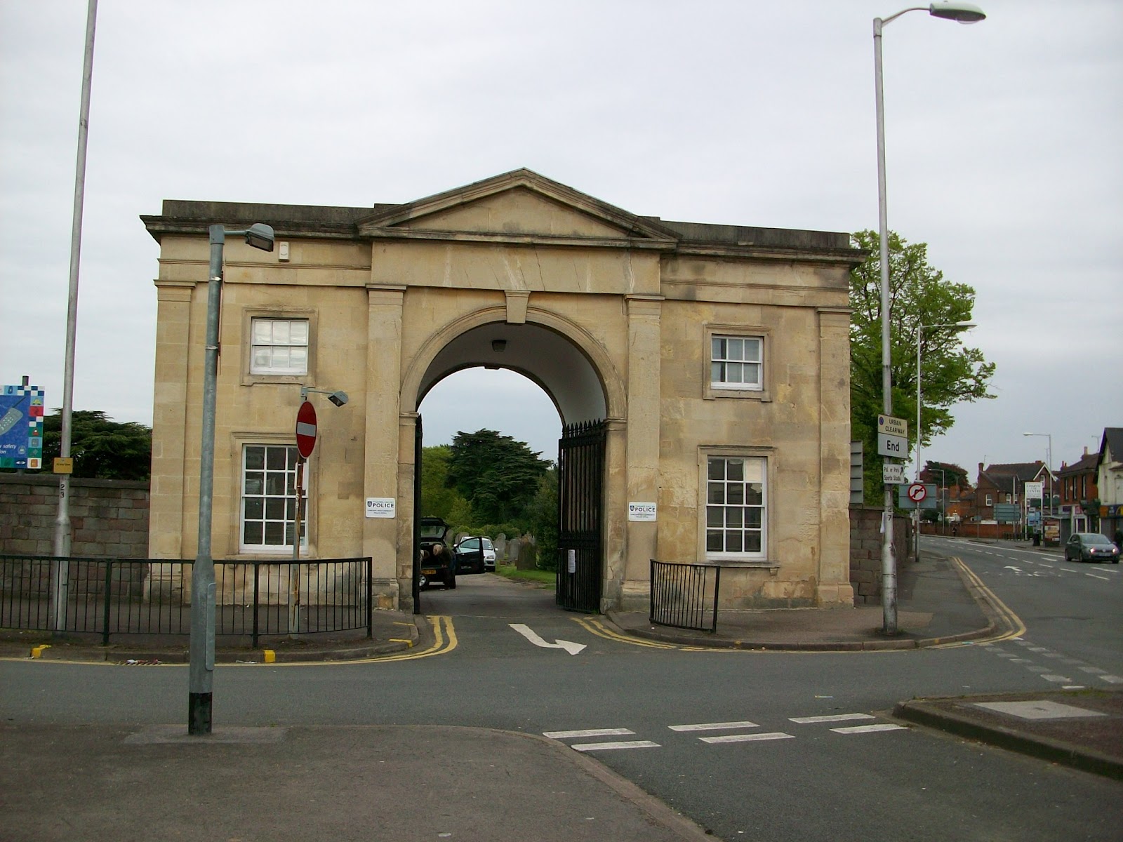 The cemetery at Cemetery Junction Ticking to a Different Tock