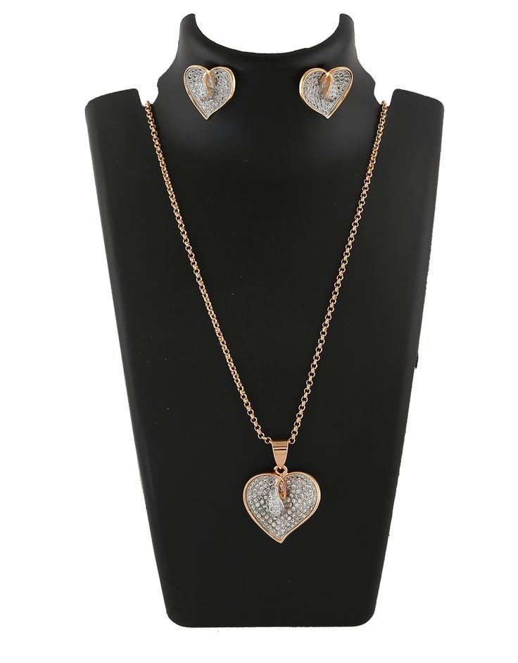 Rose gold pendant sets