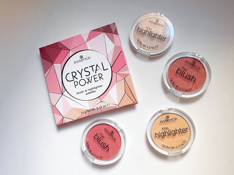 Miss Potingues Essence The Blush, The Highlighter, Crystal Power, y lo