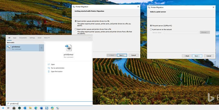 Cómo hacer una copia de seguridad de los controladores y las colas de la impresora en Windows