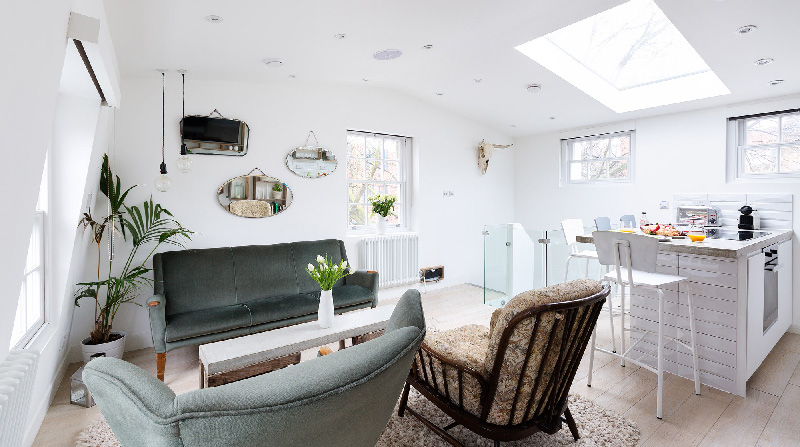 le case più belle di Londra: un duplex minimalista e vintage