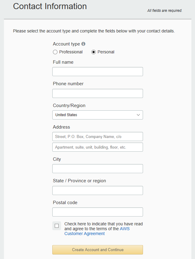 Chapter1 HOW to create a personal AWS user account, in 10 easy steps