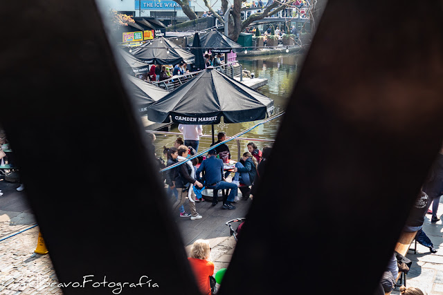 Vista de Camden Market o mercadillo de Camden