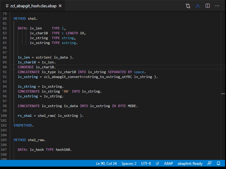 SAP ABAP Central: Standalone editing of ABAP in vscode