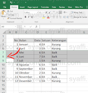 Cara Unhide Excel