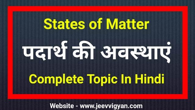 States of matter chemistry science