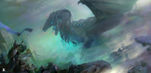 Kylin Li artstation ilustrações fantasia ficção científica oriental dragões magia guerreiros chineses