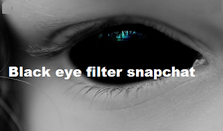 Black eye filter snapchat || How to Get black eye filter for Instagram, Snapchat and TikTok