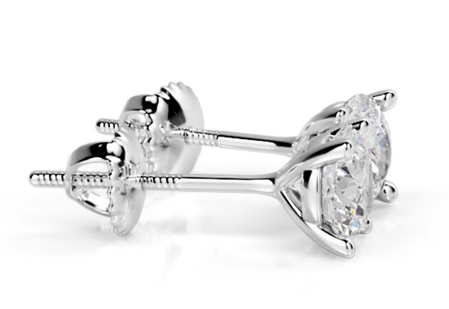 White Gold Diamond Studs