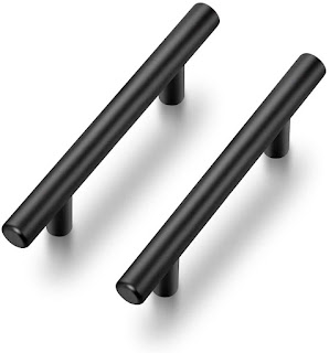 Ravinte Handle Durable and sturdy 30bar pull made of stainless steel Classic Matte Black along with other accessories available.