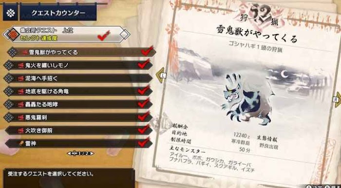 魔物獵人 崛起 (Monster Hunter Rise) 通關後的要素