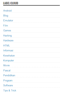 Cara Membuat Label di Blog Dengan Mudah