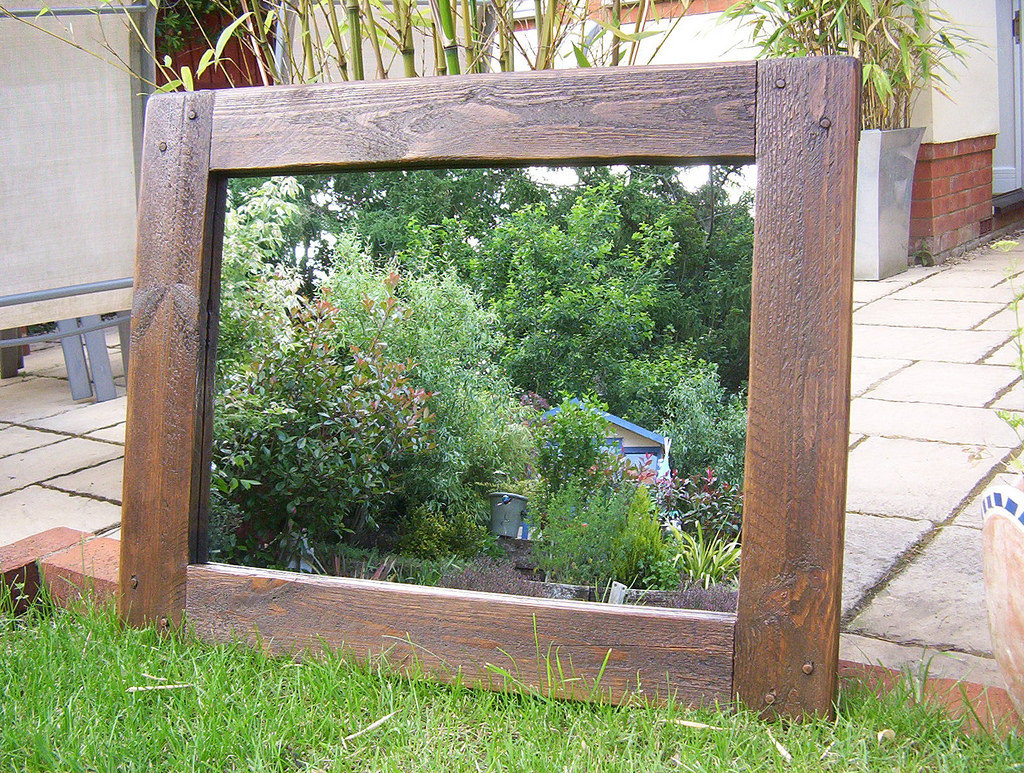 Real World Gardener Mirrors In Gardens N Design Elements