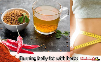 تخسيس وحرق دهون البطن بالأعشاب المتوفرة في مطبخك Burning belly fat with herbs