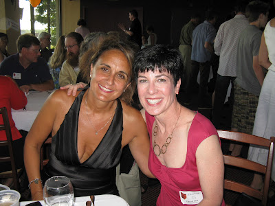 Kelly and Liz at high school reunion in Ames, Iowa