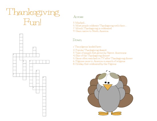 Redfly Creations: Thanksgiving Activity Book for Kids - Free Printable!