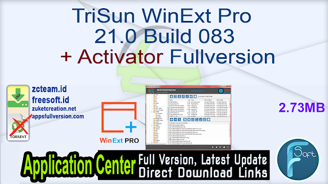 TriSun WinExt Pro 21.0 Build 083 + Activator Fullversion