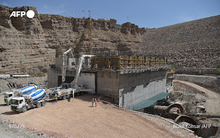 Kajaki Dam supplies electricity to more than three million people ,in Afghanistan- AFP