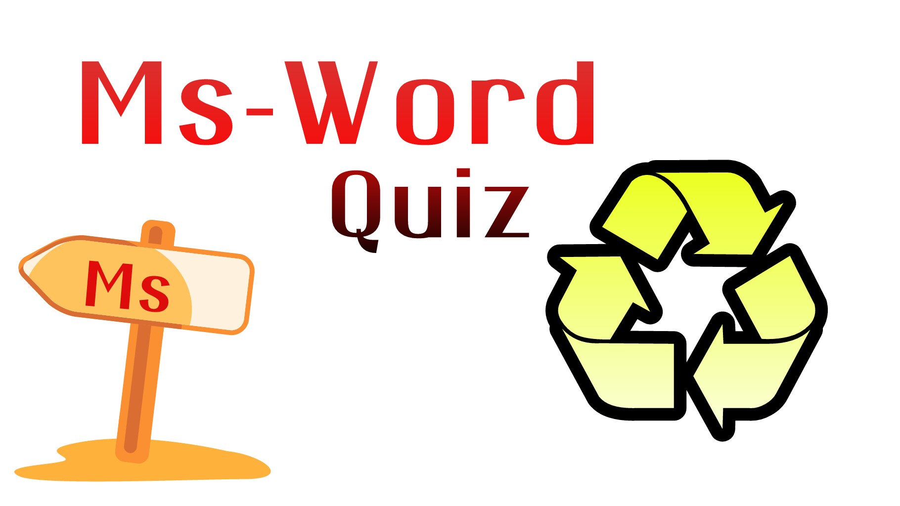 Ms word mcqs part 4 Complete test Quiz Door