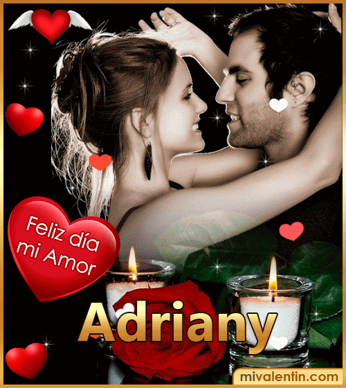 Feliz día San Valentín Adriany