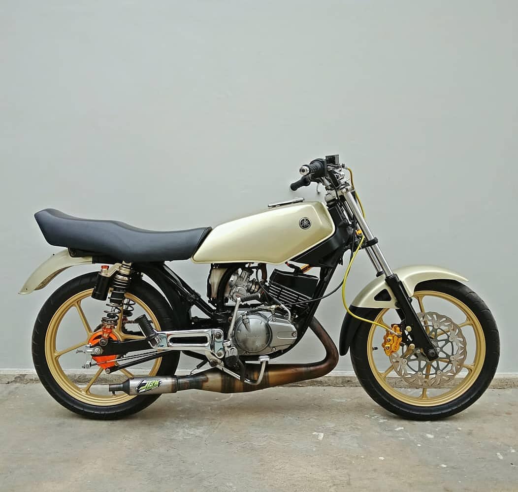 Modifikasi Rx King Warna Silver Original, Polos, Metalik, Doff, Gold