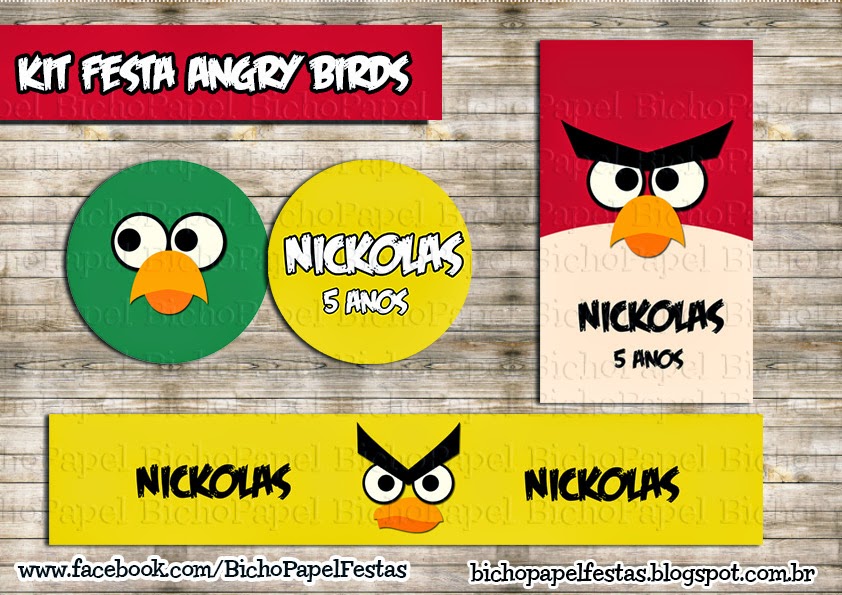 Kit Festa Angry Birds