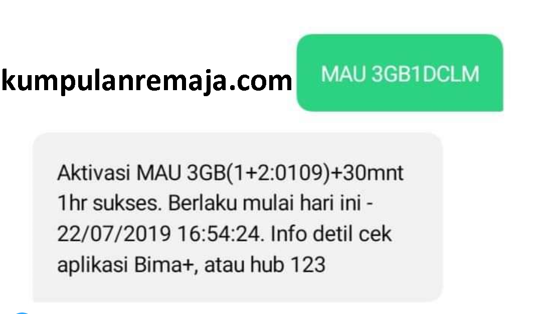 Cara Daftar Paket Internet Tri 3gb 3500 Kumpulan Remaja