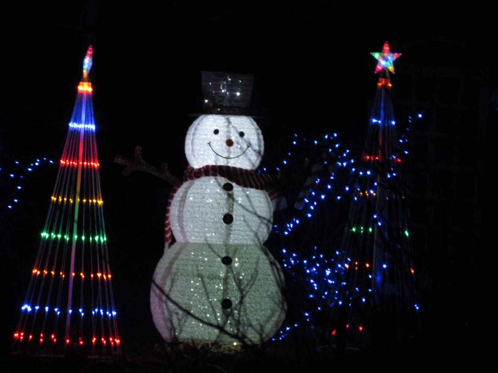 Christmas light at Stonehenge