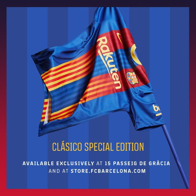 Carles Puyol reveals Barcelona's shirt for El Clásico 2020-2021