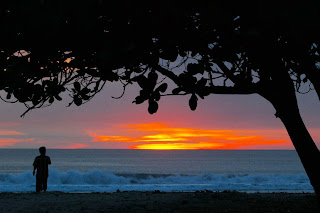 FOTO SUNSET TERBAIK Pantai Boom Tuban 