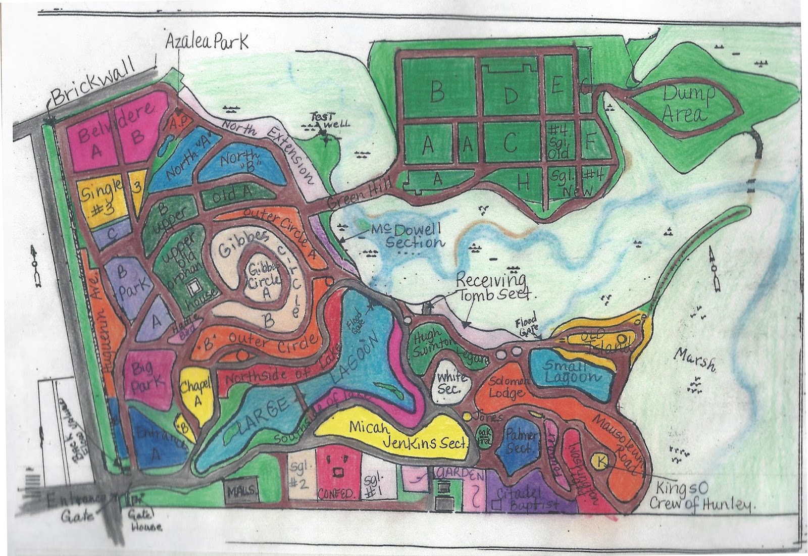 Beyond the Grave Magnolia Cemetery Maps