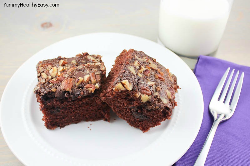 Double Chocolate Snack Cake Yummy Healthy Easy