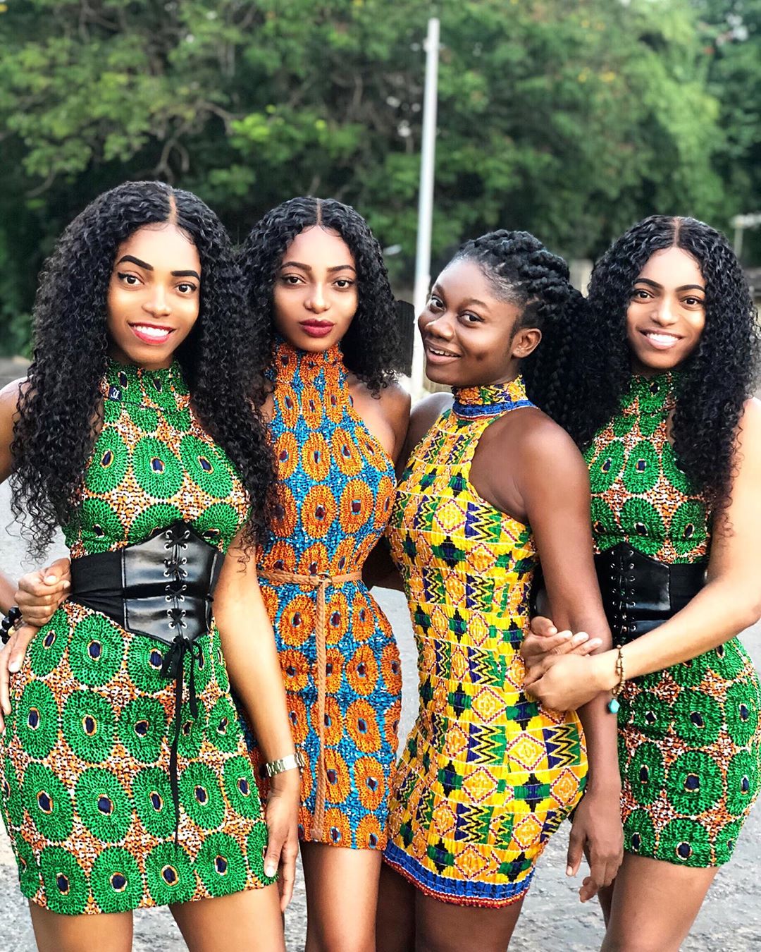 cute african print dresses