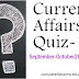 September-October 2020 Current Affairs Quiz-1(#compete4exams)(#currentaffairs2020)(#eduvictors)
