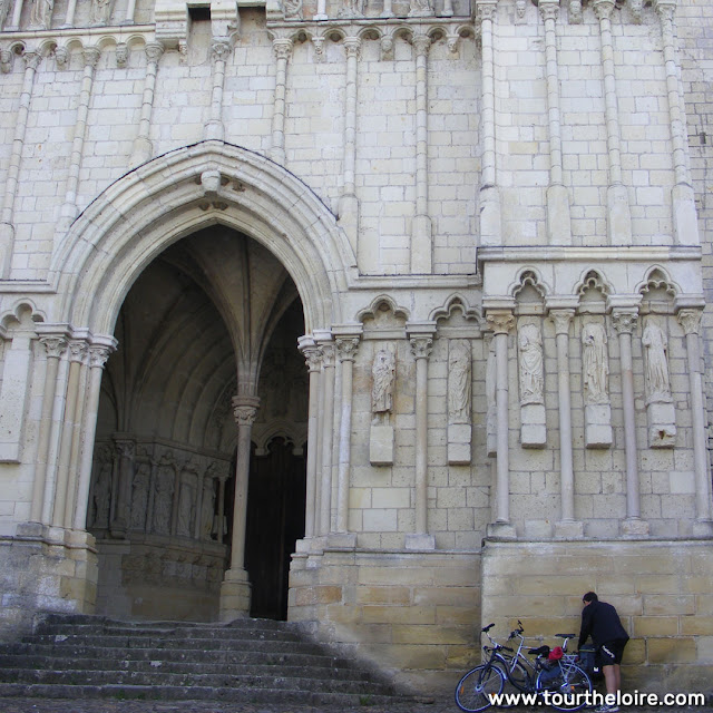 The church at Candes Saint Martin, Indre et Loire, France. Photo by Loire Valley Time Travel.