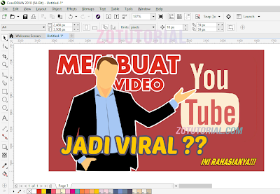 Cara Membuat Thumbnail YouTube Keren Dengan CorelDraw X8