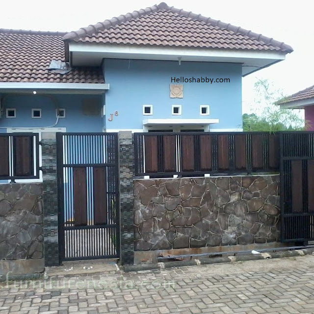 7 Model Pagar Depan Minimalis Batu Alam TERBAIK untuk Rumah Minimalis